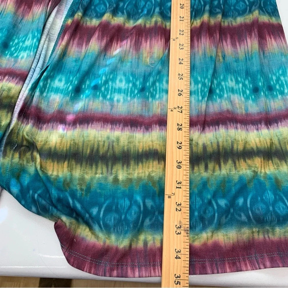 Womans Coverup 3X Tie Cinched Waist Lightweight Short Flare Sleeve Above Knee - Picture 12 of 12